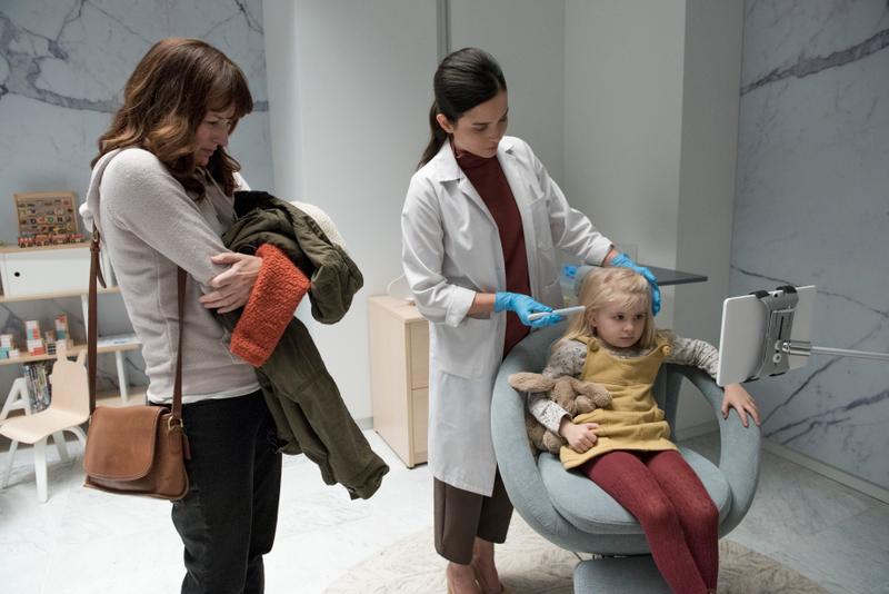 “Now, you’re going to feel a pang of apprehension about the state of biotech”: The implant scene from “Arkangel” (Photo: Christos Kalohoridis/Netflix)